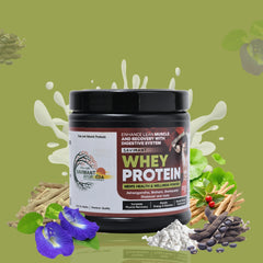 Savimant Men's Health & Wellness Whey Protein – Ayurvedic Protein Powder with Ashwagandha & Herbs