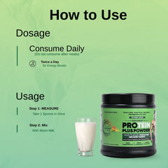 Savimant Protein Plus Powder – Ayurvedic Protein Powder with Ashwagandha, Safed Musli & Herbs