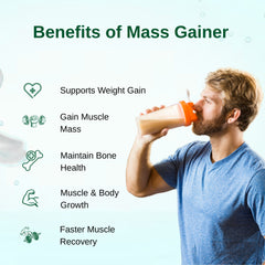 Savimant Body Mass Gainer – Ayurvedic Weight Gainer Powder for Muscle Growth (250g)